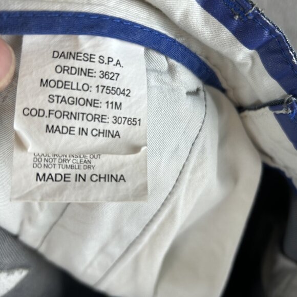 Dainese Men's Dark Blue Motorcycle Jeans 36 - Picture 10 of 11